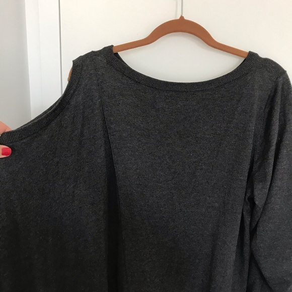 All Saints Cold Shoulder Sago Sweater Dress Sz 10 - Picture 5 of 8